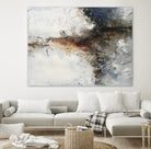 Unlined I by Melissa Wang on GIANT ART - abstract geometrics cloud dancer