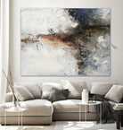 Unlined I by Melissa Wang on GIANT ART - abstract geometrics cloud dancer