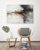 Unlined I by Melissa Wang on GIANT ART - abstract geometrics cloud dancer