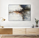 Unlined I by Melissa Wang on GIANT ART - abstract geometrics cloud dancer
