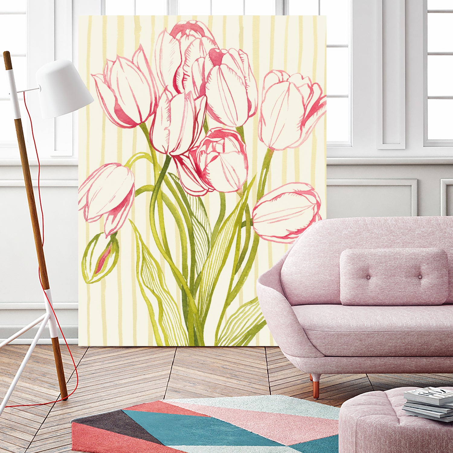 Sunday Best I by Grace Popp on GIANT ART - floral botanicals flowers
