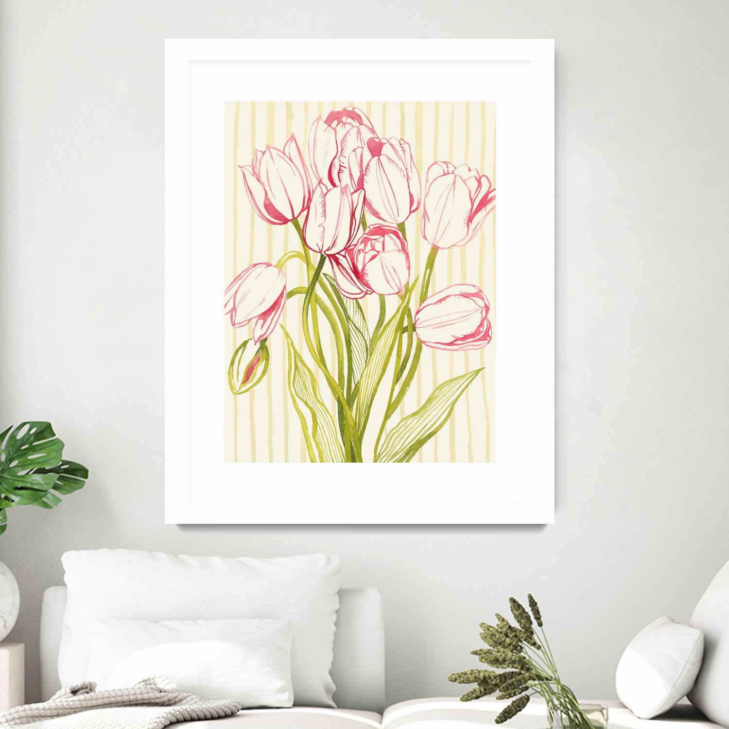 Sunday Best I by Grace Popp on GIANT ART - floral botanicals flowers
