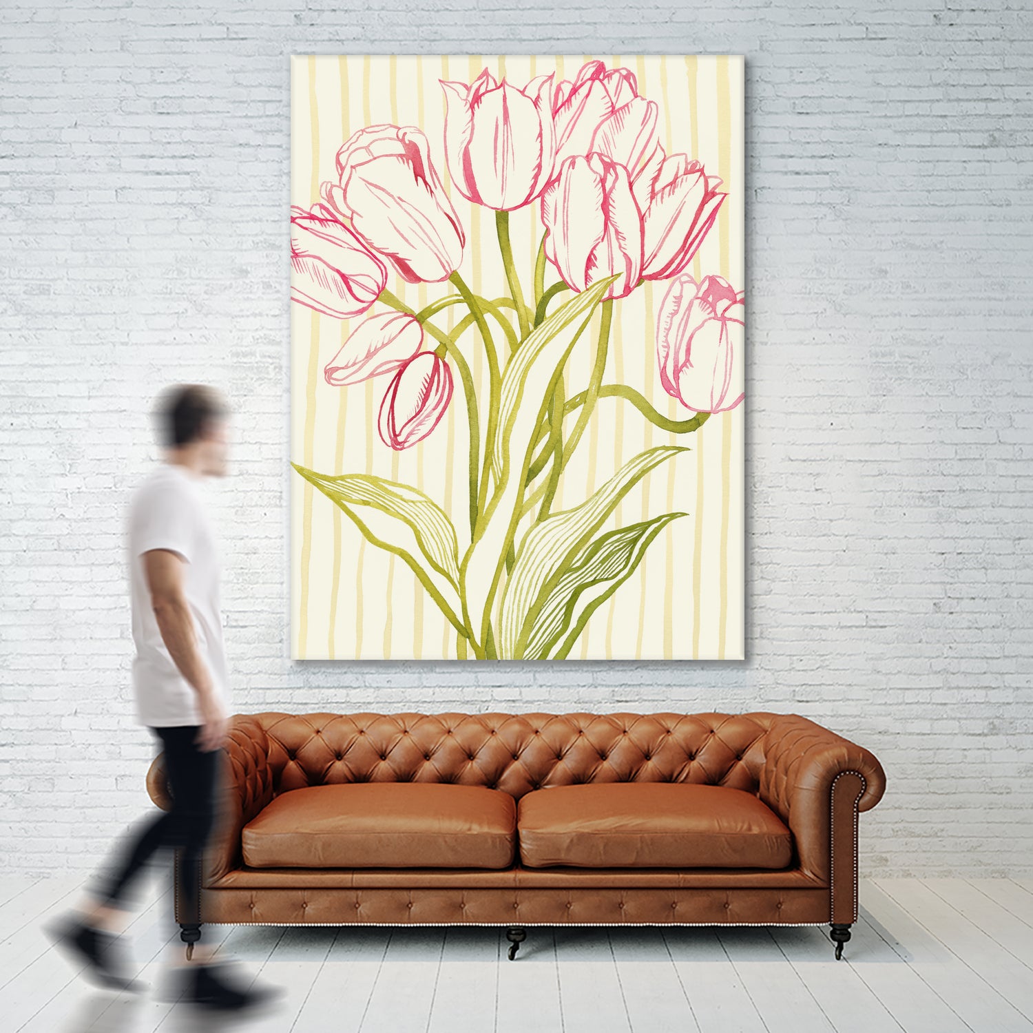 Sunday Best II by Grace Popp on GIANT ART - floral botanicals flowers