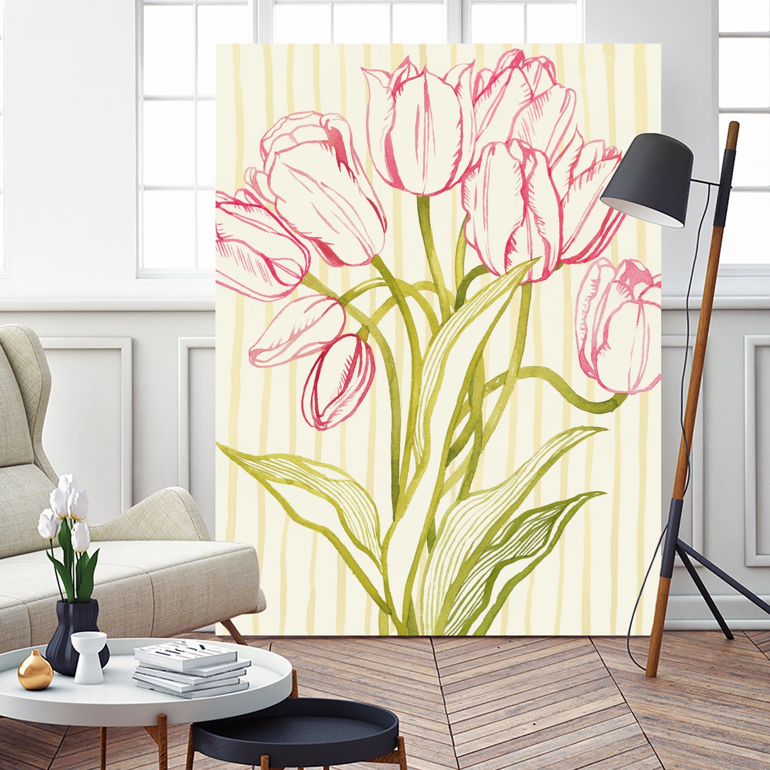 Sunday Best II by Grace Popp on GIANT ART - floral botanicals flowers