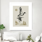 Lake Meditation l by Victoria Barnes on GIANT ART - animals nature birds