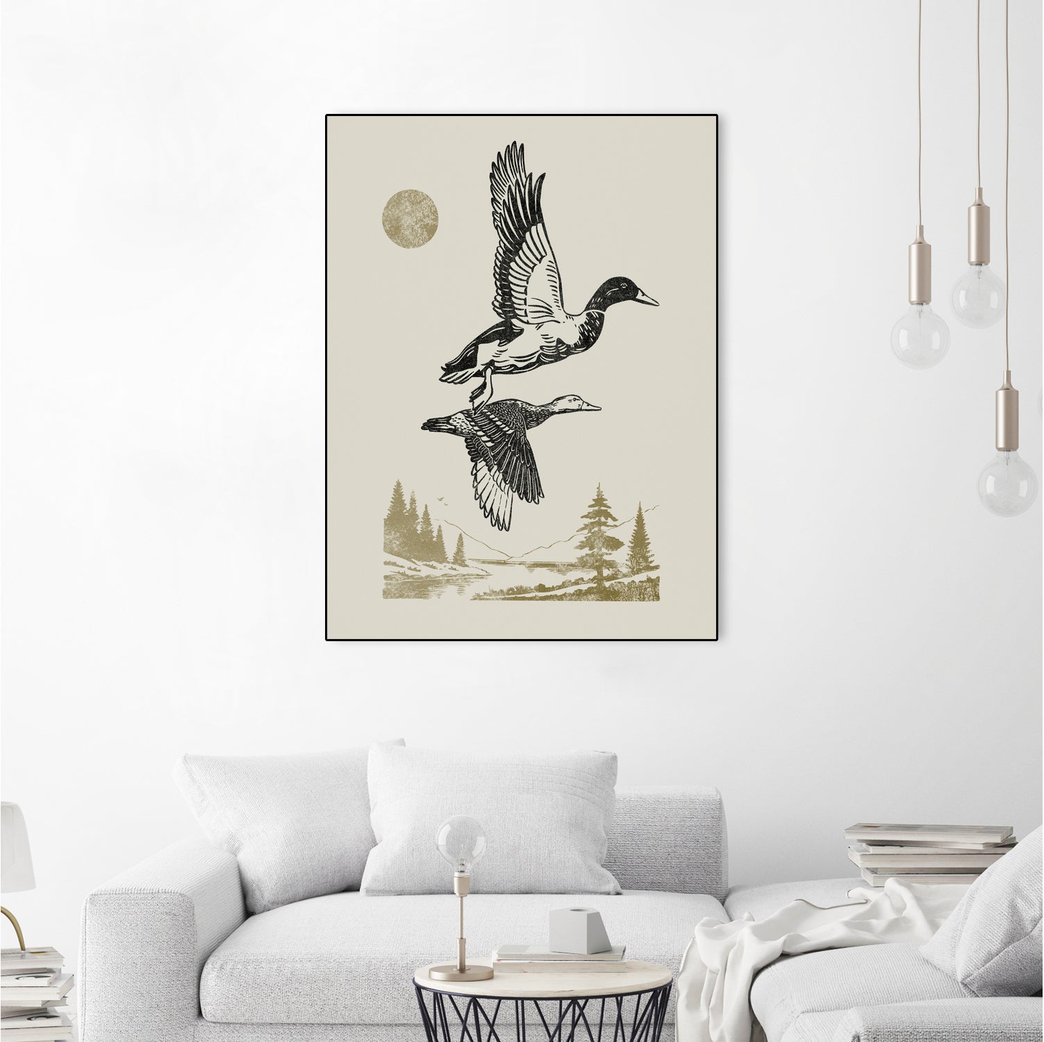 Lake Meditation l by Victoria Barnes on GIANT ART - animals nature birds