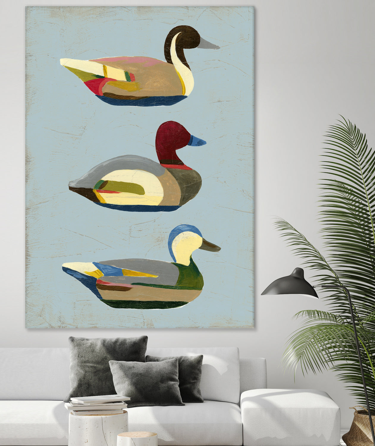 Decoy Ducks I by June Erica Vess on GIANT ART - animals nature birds