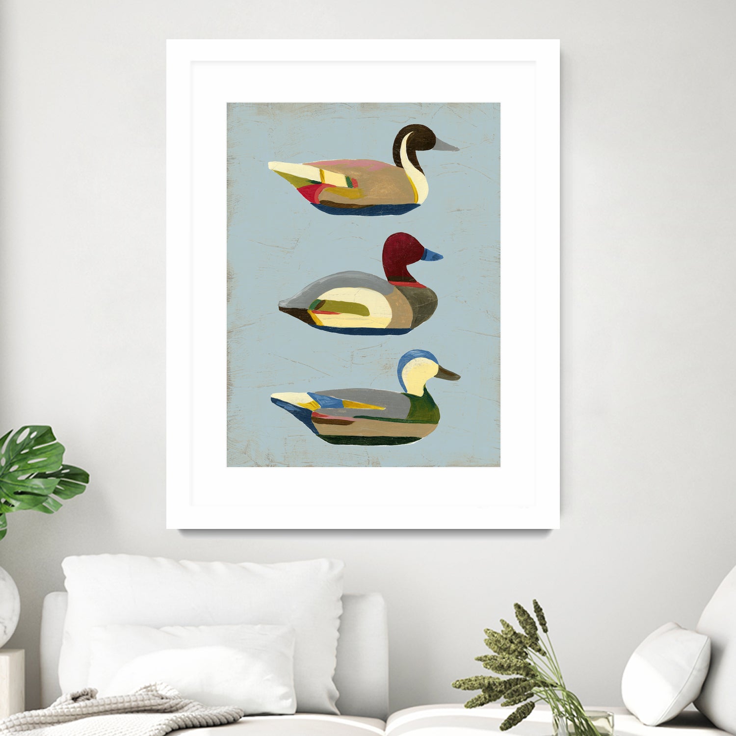 Decoy Ducks I by June Erica Vess on GIANT ART - animals nature birds