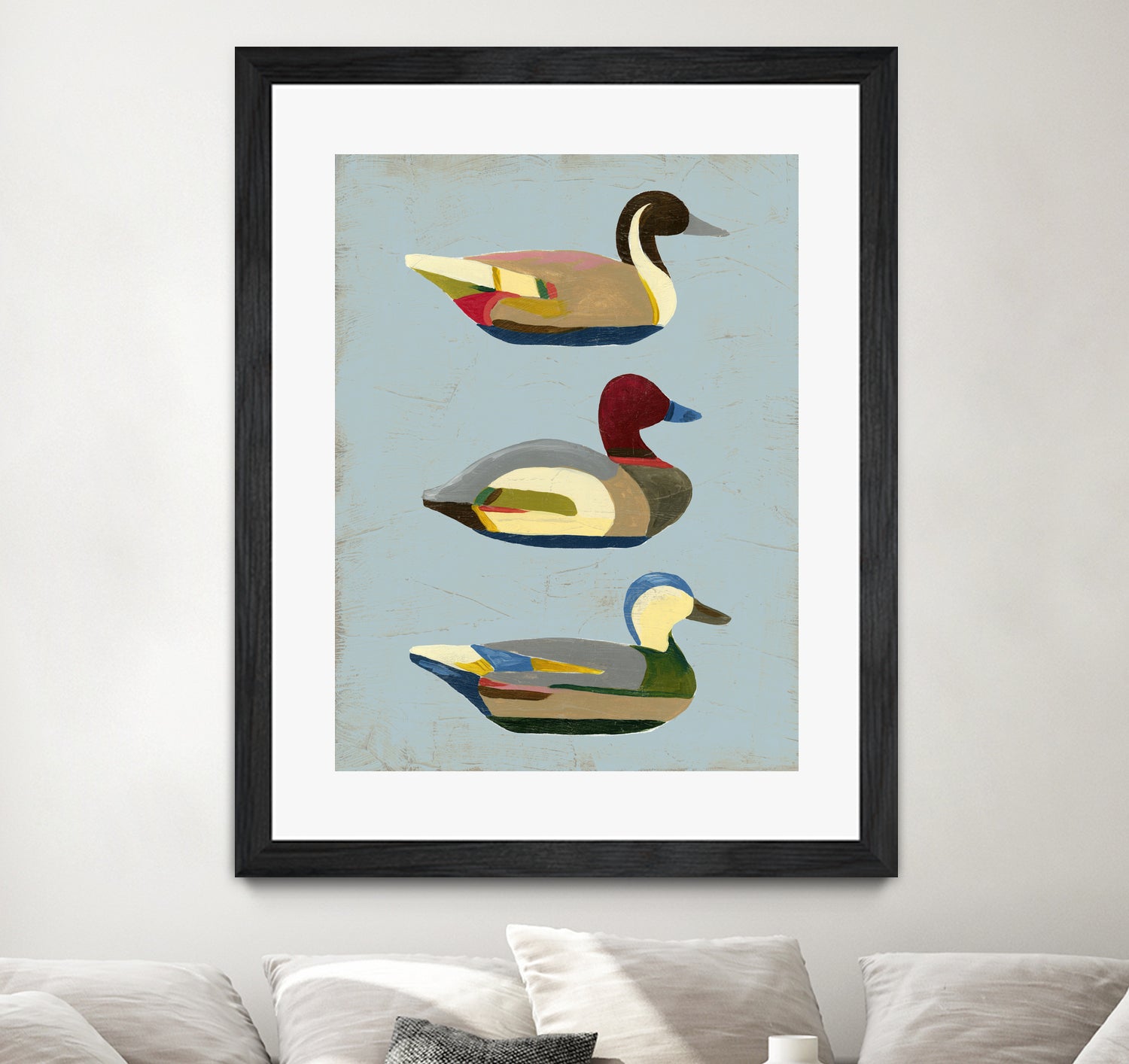 Decoy Ducks I by June Erica Vess on GIANT ART - animals nature birds
