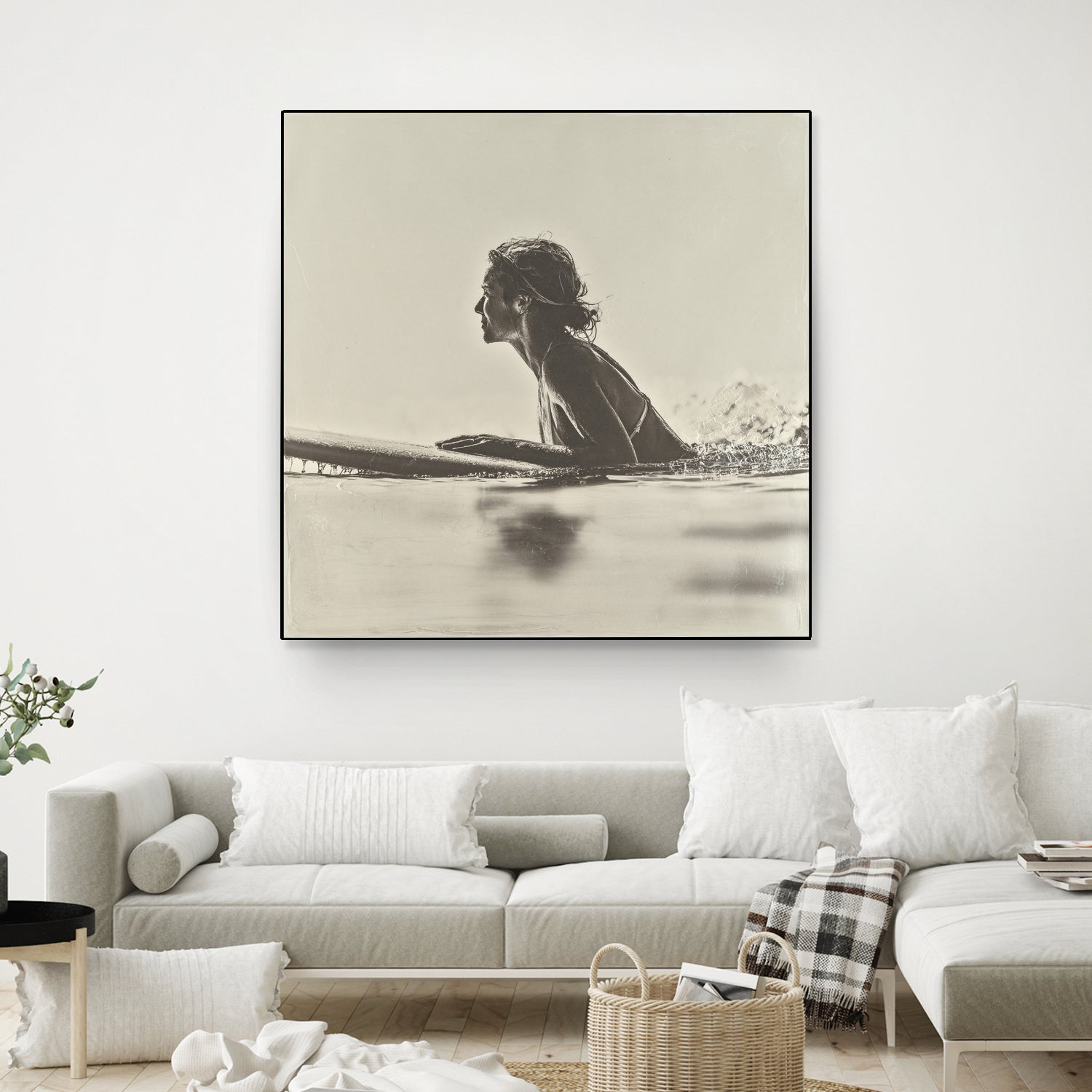 Malibu Paddleout I by Walker Noble on GIANT ART - sports watersports