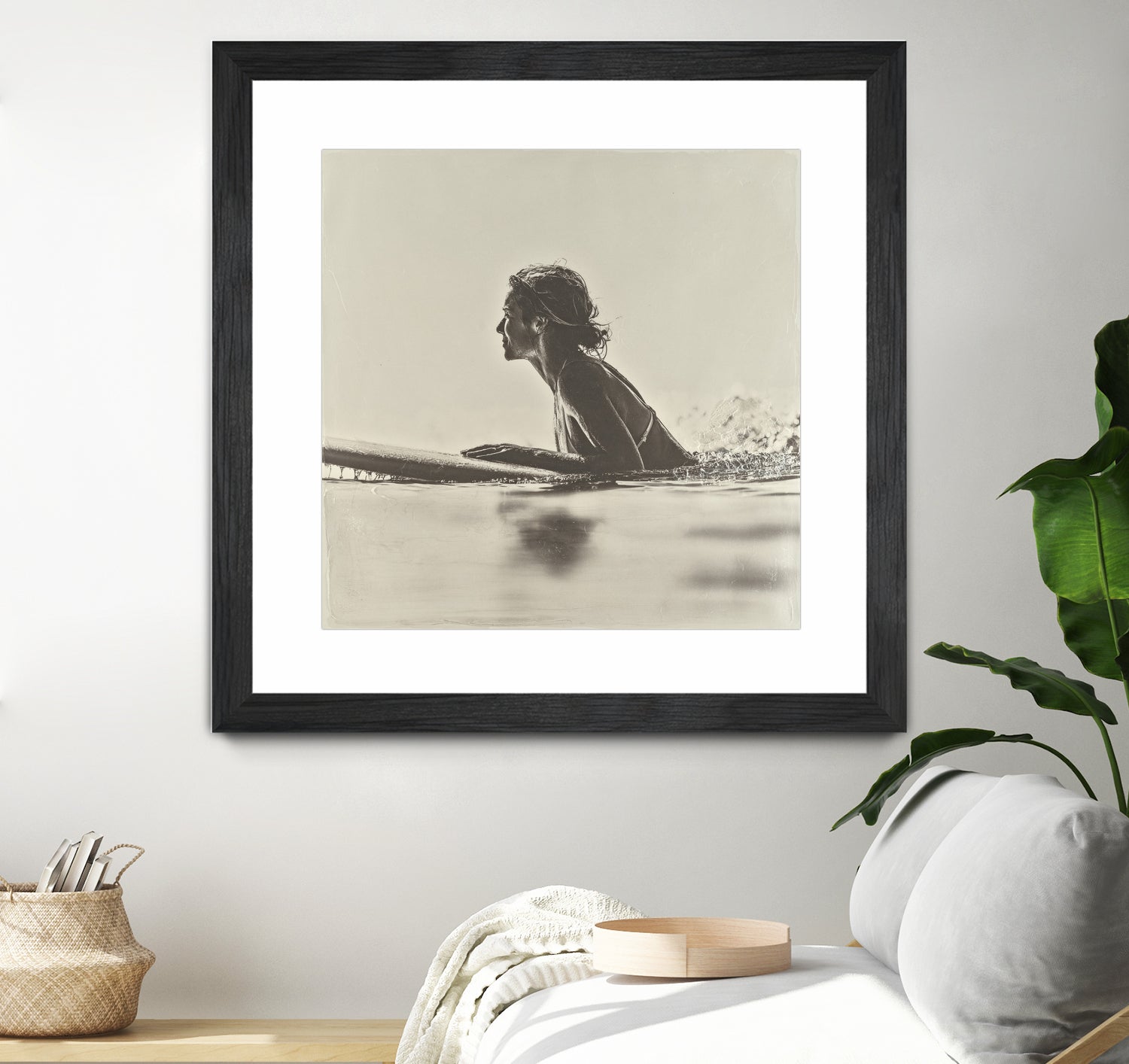 Malibu Paddleout I by Walker Noble on GIANT ART - sports watersports