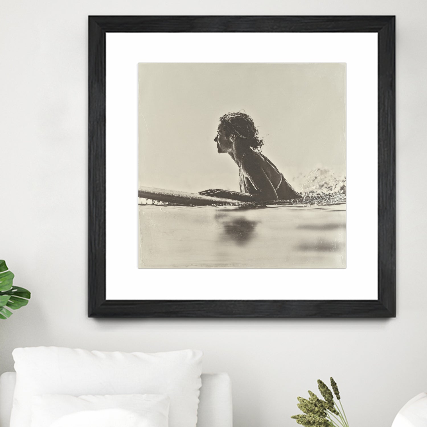 Malibu Paddleout I by Walker Noble on GIANT ART - sports watersports