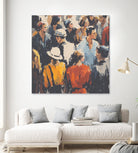 Faces in the Crowd I by Walker Noble on GIANT ART - figurative fashion other