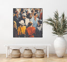 Faces in the Crowd I by Walker Noble on GIANT ART - figurative fashion other