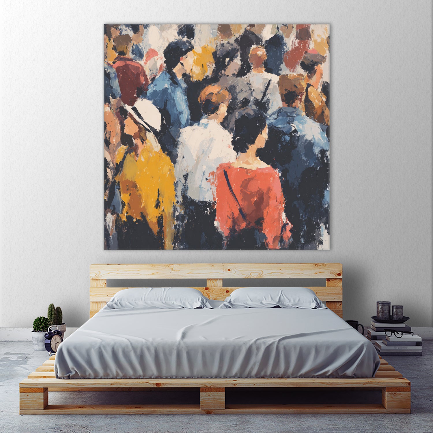 Faces in the Crowd II by Walker Noble on GIANT ART - figurative fashion other