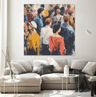 Faces in the Crowd II by Walker Noble on GIANT ART - figurative fashion other