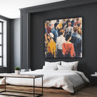 Faces in the Crowd II by Walker Noble on GIANT ART - figurative fashion other