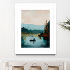 Morning on The Lake II by Paula Freeman on GIANT ART - landscapes seascapes lakes rivers