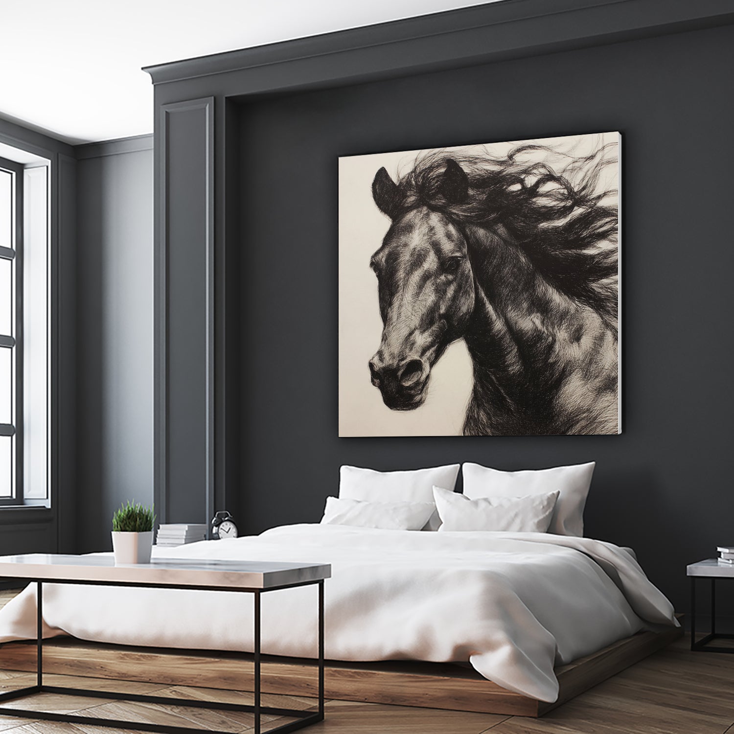 Western Plains Portrait II by Walker Noble on GIANT ART - animals nature horses