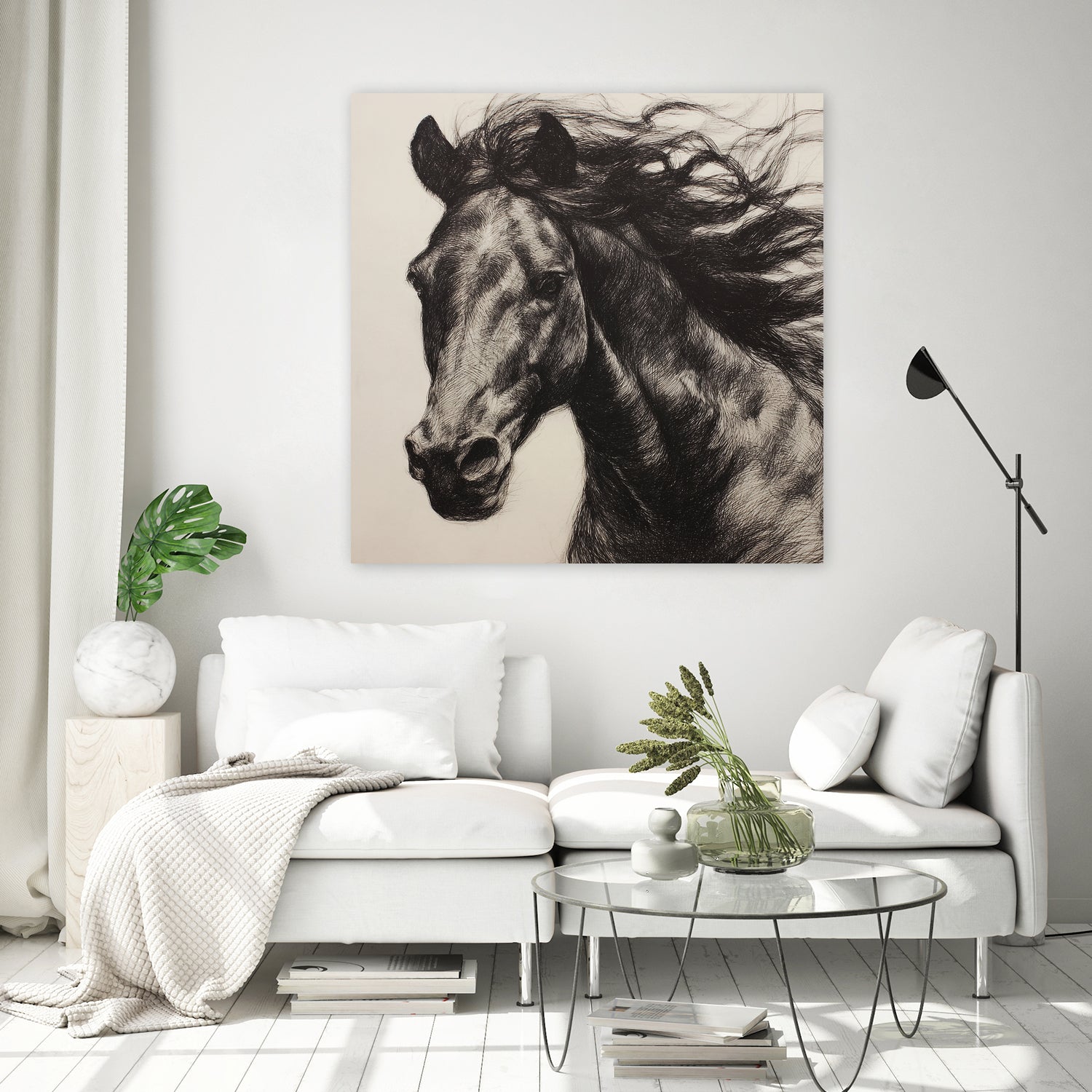 Western Plains Portrait II by Walker Noble on GIANT ART - animals nature horses