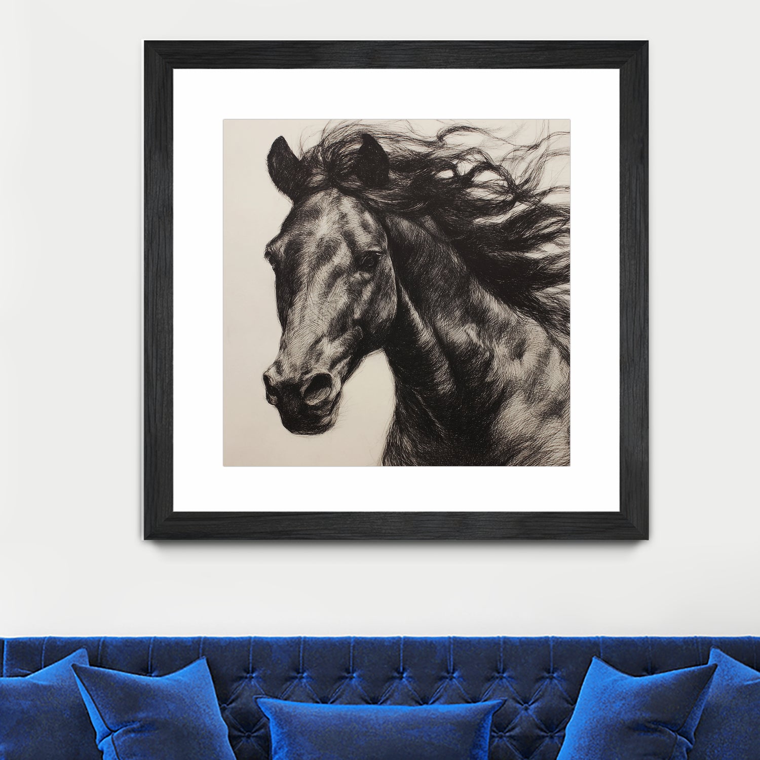 Western Plains Portrait II by Walker Noble on GIANT ART - animals nature horses