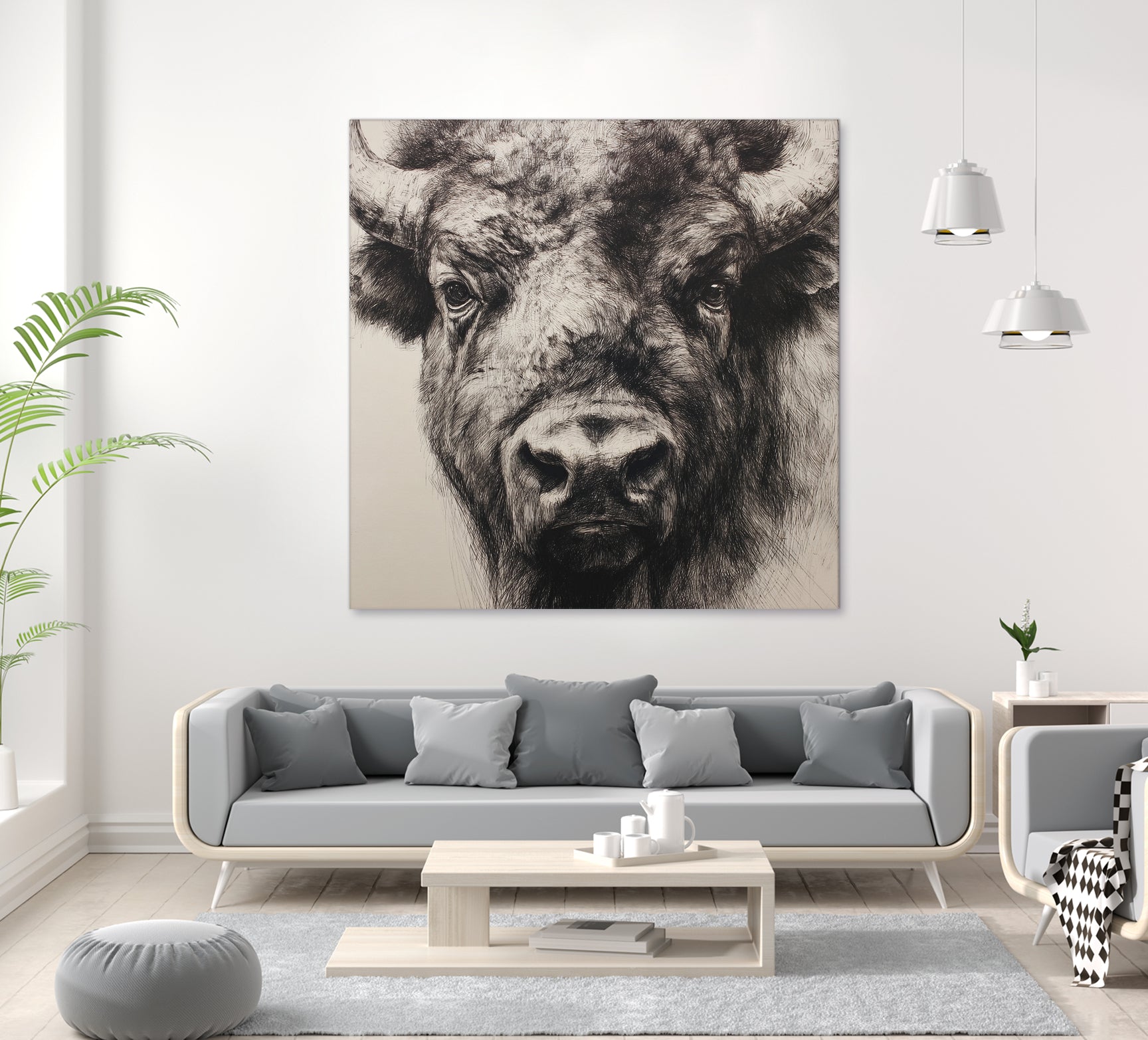 Western Plains Portrait I by Walker Noble on GIANT ART - animals nature horses