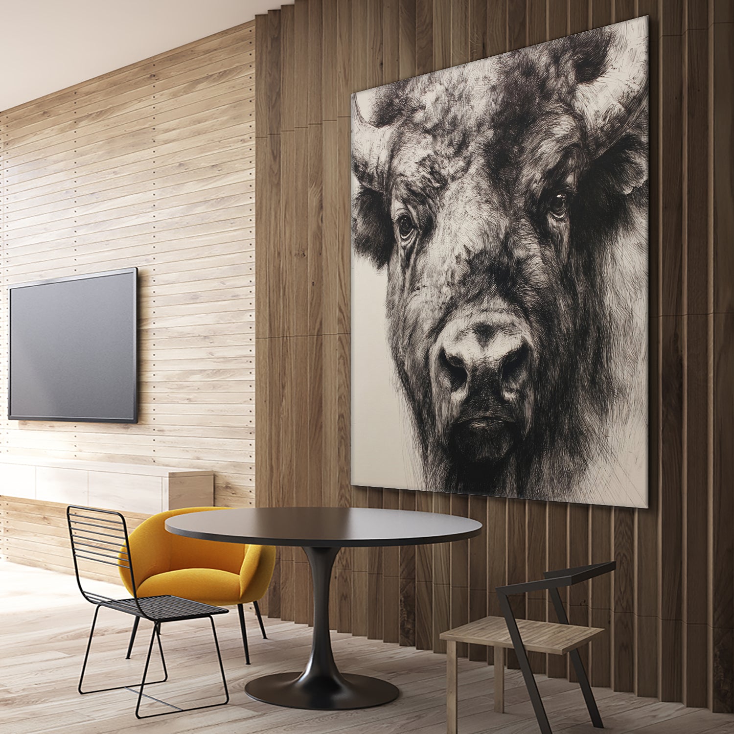 Western Plains Portrait I by Walker Noble on GIANT ART - animals nature horses