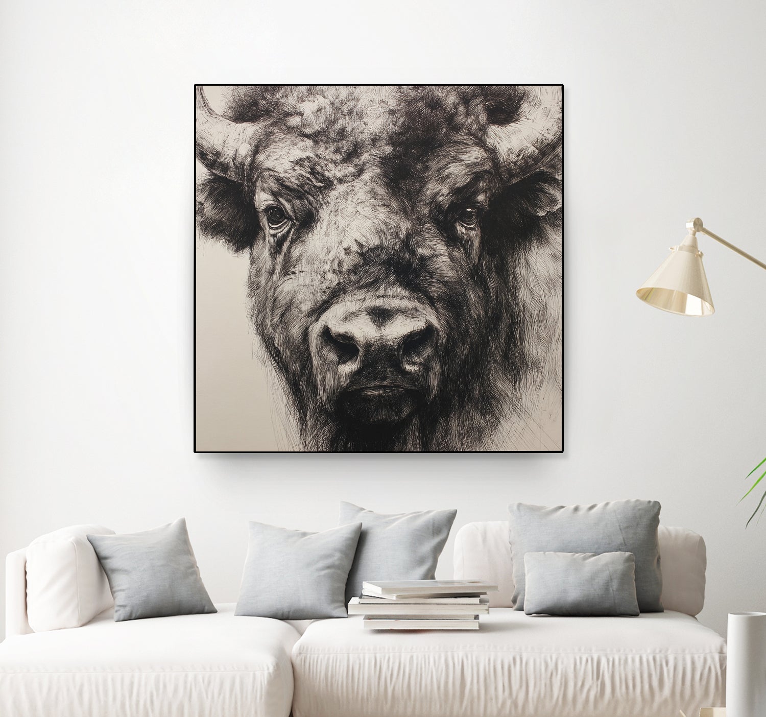 Western Plains Portrait I by Walker Noble on GIANT ART - animals nature horses