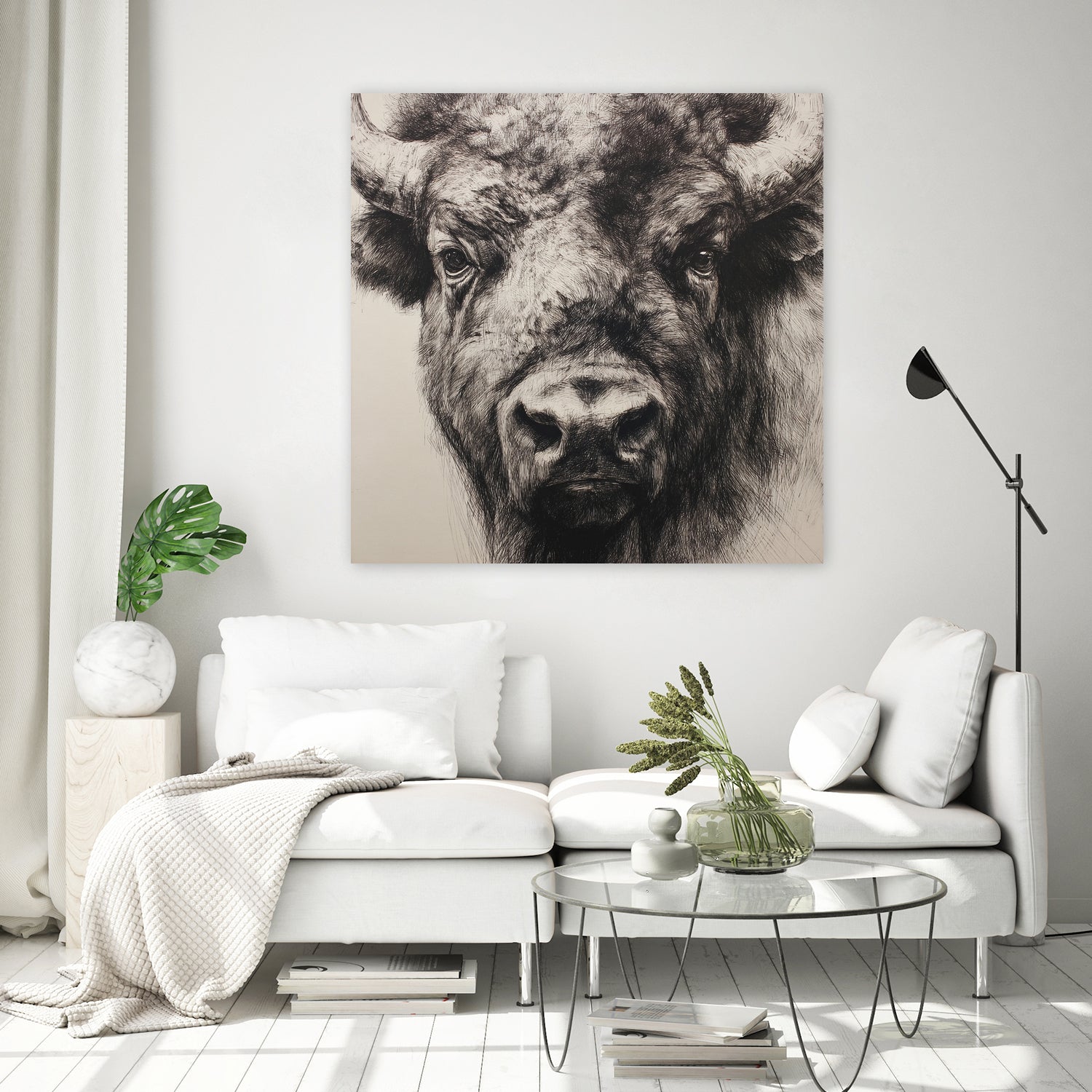 Western Plains Portrait I by Walker Noble on GIANT ART - animals nature horses