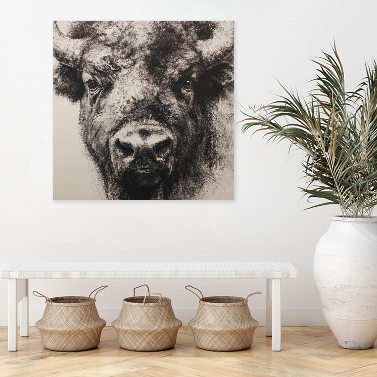 Western Plains Portrait I by Walker Noble on GIANT ART - animals nature horses