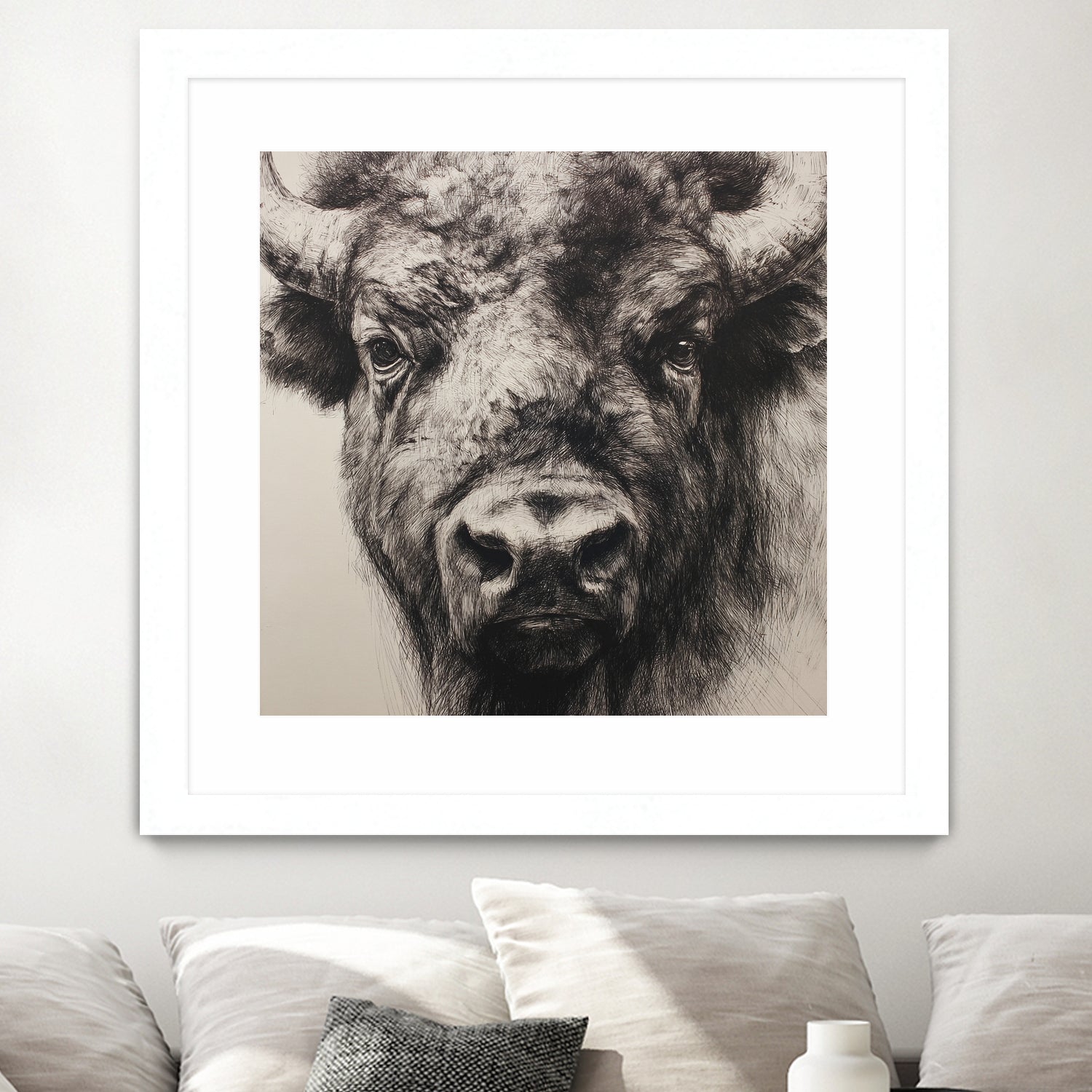 Western Plains Portrait I by Walker Noble on GIANT ART - animals nature horses