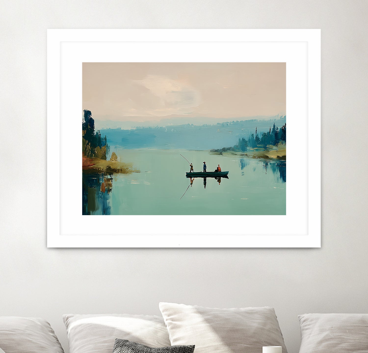 Clear Cast I by Paula Freeman on GIANT ART - sports fishing