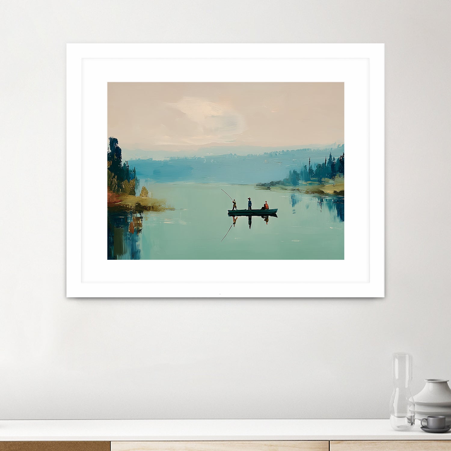 Clear Cast I by Paula Freeman on GIANT ART - sports fishing