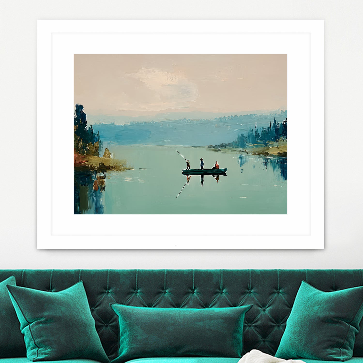 Clear Cast I by Paula Freeman on GIANT ART - sports fishing