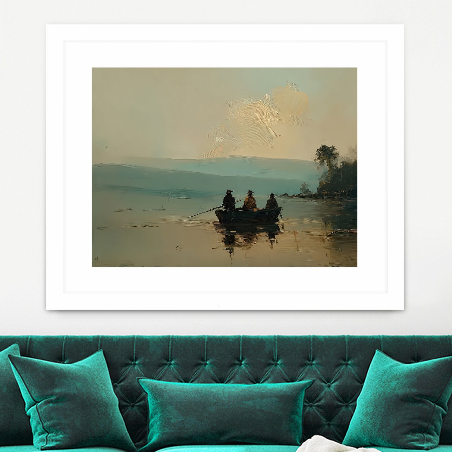 Twilight Catch II by Paula Freeman on GIANT ART - sports fishing