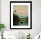 On The Lake I by Paula Freeman on GIANT ART - landscapes seascapes lakes rivers