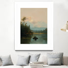 On The Lake I by Paula Freeman on GIANT ART - landscapes seascapes lakes rivers