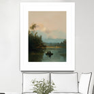 On The Lake I by Paula Freeman on GIANT ART - landscapes seascapes lakes rivers