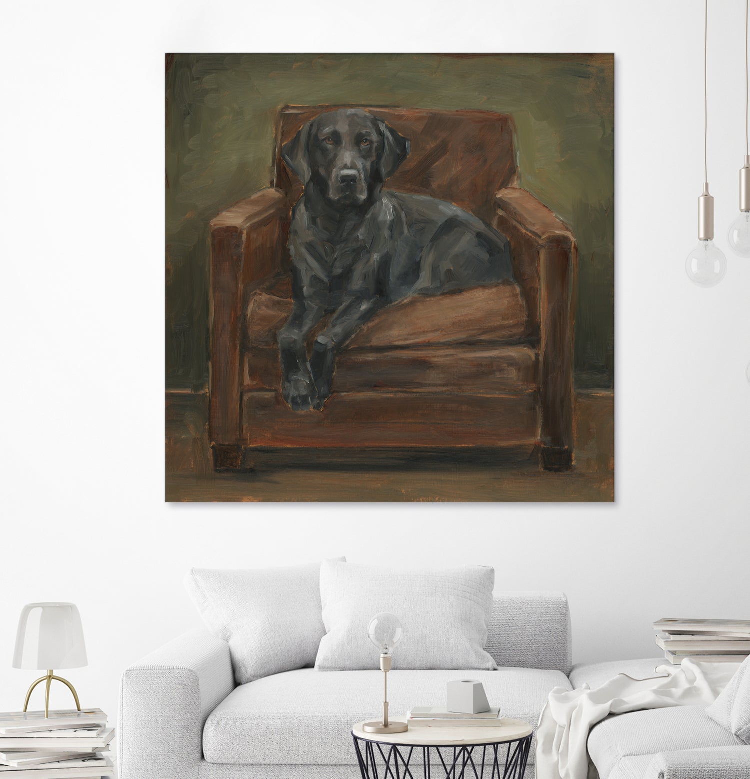 Hunting Lounge II by Ethan Harper on GIANT ART - animals nature pets