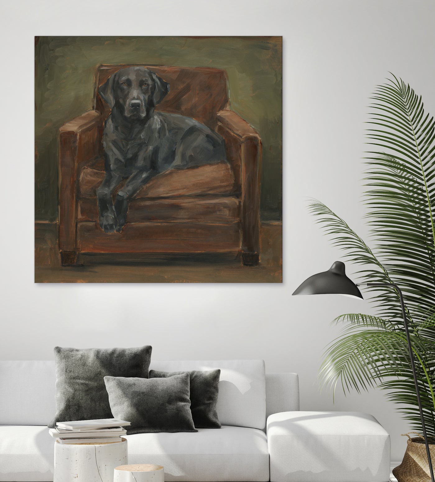 Hunting Lounge II by Ethan Harper on GIANT ART - animals nature pets