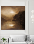 Hazy Moon by Sheila Finch on GIANT ART - landscapes seascapes lakes rivers