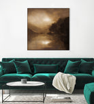 Hazy Moon by Sheila Finch on GIANT ART - landscapes seascapes lakes rivers