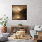 Hazy Moon by Sheila Finch on GIANT ART - landscapes seascapes lakes rivers