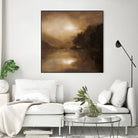 Hazy Moon by Sheila Finch on GIANT ART - landscapes seascapes lakes rivers