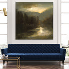 Nocturne in Gold by Sheila Finch on GIANT ART - landscapes seascapes lakes rivers