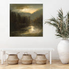 Nocturne in Gold by Sheila Finch on GIANT ART - landscapes seascapes lakes rivers
