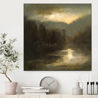 Nocturne in Gold by Sheila Finch on GIANT ART - landscapes seascapes lakes rivers