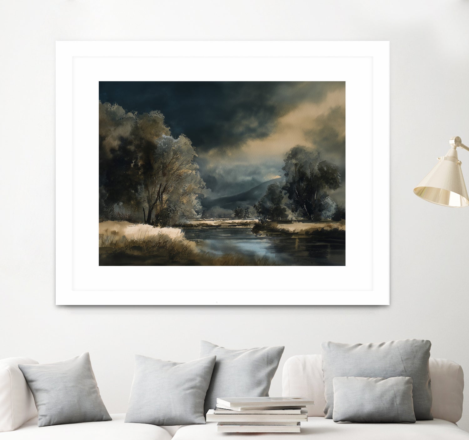 Dark Horizon I by Paula Freeman on GIANT ART - landscapes seascapes countryside