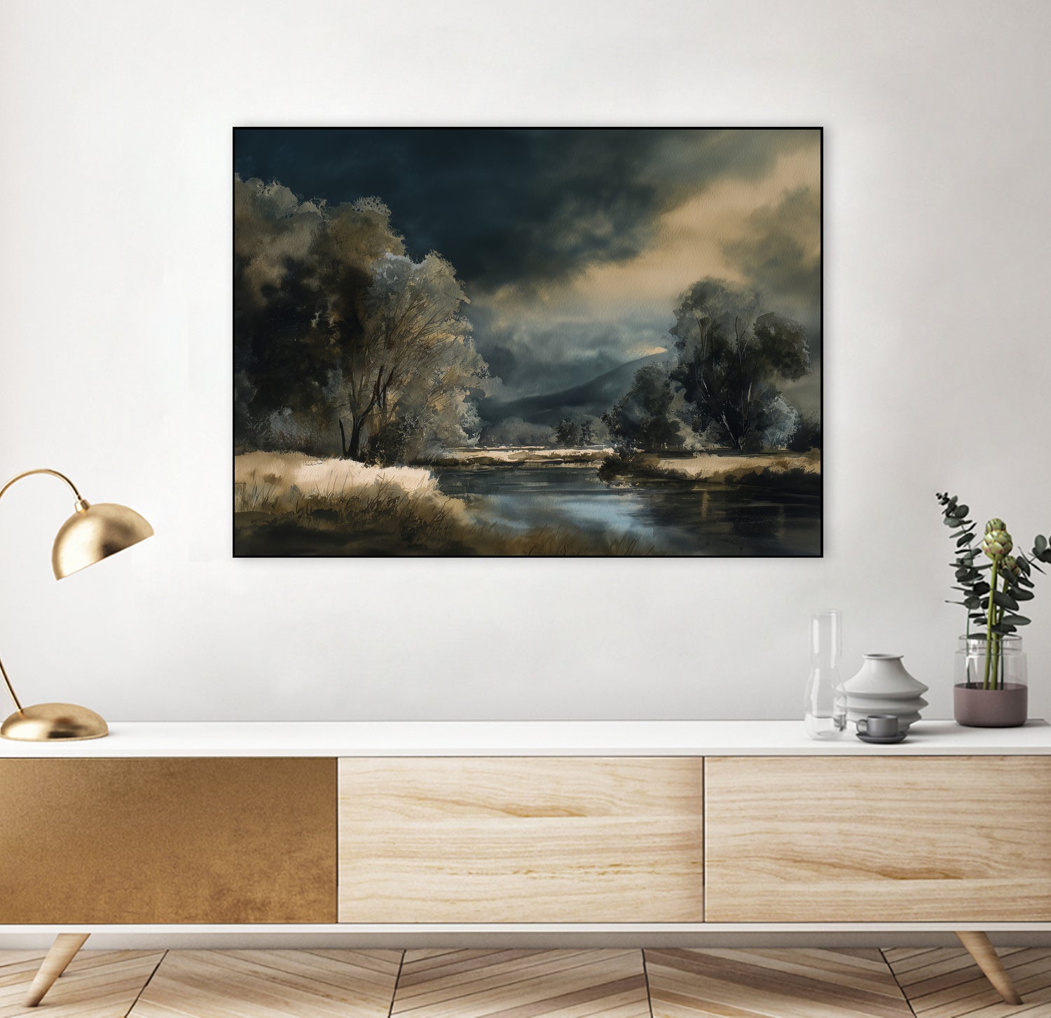 Dark Horizon I by Paula Freeman on GIANT ART - landscapes seascapes countryside