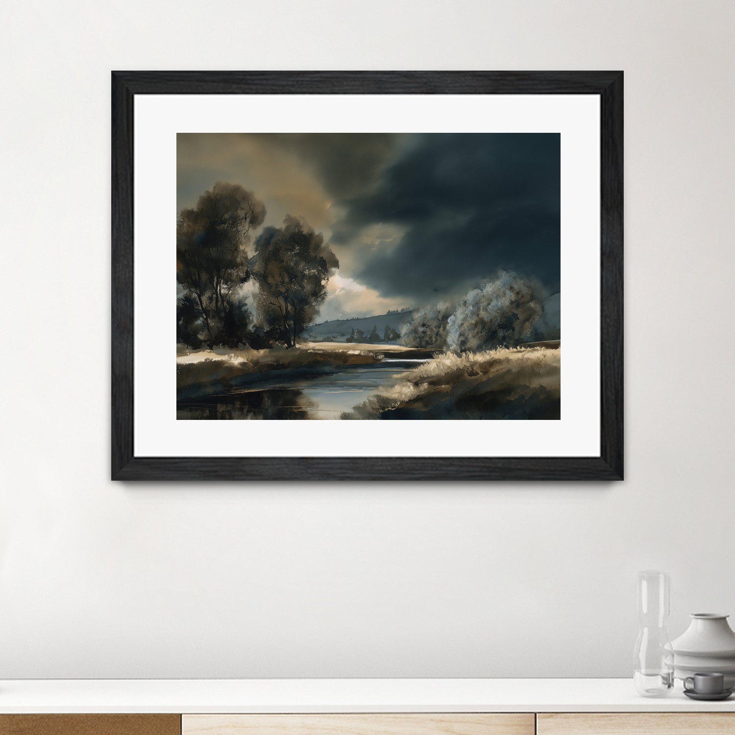 Dark Horizon II by Paula Freeman on GIANT ART - landscapes seascapes countryside